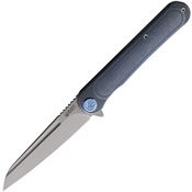 Kubey 247D Dandy Framelock Knife Blue Handles