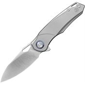 Kunwu K704C Zen Compact Framelock Knife Gray Handles