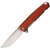 Marbles 638 Assist Open Linerlock Knife with Orange G10 Handles
