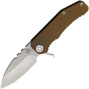 Medford 001DTQ36A1 187F Framelock Knife Bronze Titanium Handles