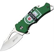 Mtech A882L Framelock Knife Green A/O