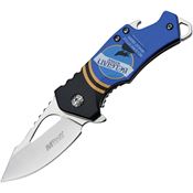 Mtech A882B Framelock Knife Blue A/O
