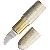 Novelty 334 Lipstick Knife Gold Handles
