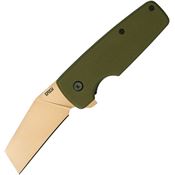 Ontario 9500 Epoch Framelock Knife OD Green Handles