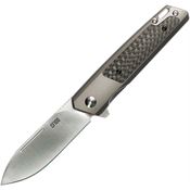 Ontario 8600 CF100 Linerlock Knife Gray Handles