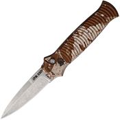 Piranha 6C Auto Bodyguard Tactical Stonewash Knife Camo Handles