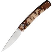 Piranha 15C Auto Virus Button Lock Knife Camo Handles