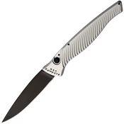 Piranha 16ST Auto DNA Button Lock Knife Silver Handles