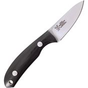 Casstrom 11620 Safari Mini Hunter Satin Fixed Blade Knife G10 Black Handles