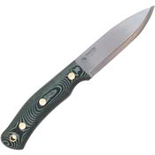 Casstrom 14103 No 10 Forest Satin Fixed Blade Knife Green Micarta Handles