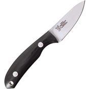 Casstrom 10620 Safari Satin Fixed Blade Knife G10 Black Handles