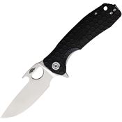 Honey Badger 1061 Medium Easy Opener Linerlock Knife Black Handles