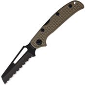 HPA 0073 Dessert Trooper Lockback Knife Tan G10 Handles