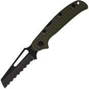 HPA 0072 Jungle Operator Lockback Knife OD Green G10 Handles