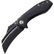 Kansept 1031A1 KTC3 Black Stonewashed Linerlock Knife Black Stonewashed Handles