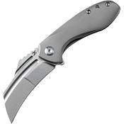 Kansept 1031A2 KTC3 Stonewashed Linerlock Knife Bead Blast Titanium Handles