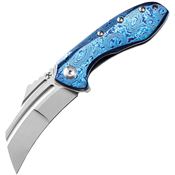 Kansept 1031M1 KTC3 Stonewashed Linerlock Knife Timascus Handles