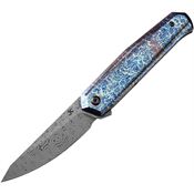 Kansept 1042D2 Integra Lightning Steel Knife Titanium Handles