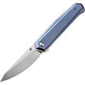Kansept 1042A3 Integra Stonewash Knife Blue Handles