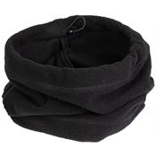 Mil-Tec 4531 Neck Warmer Fleece Black