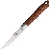 Moki 535J Bird/Trout Satin Fixed Blade Knife Quince Handles