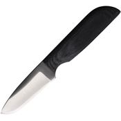 Anza WKR6M AZWKR6M Fixed Blade Knife Black Micarta Handles
