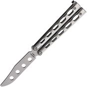 Bear & Son SS13TR Butterfly Trainer Bead Blast Knife Mirror Handles