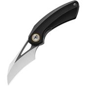 Bestech G53A2 Bihai Black Stonewashed Knife Black Handles