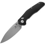 Bestech MK02D Ronan B-Lock Stonewash Knife Black Handles