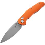 Bestech MK02F Ronan B-Lock Stonewash Knife Orange Handles