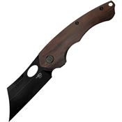 Bestech L06D Skirmish Stonewashed Linerlock Knife Ironwood Handles