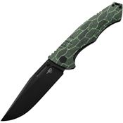 Bestech T2301E Keen II Framelock Knife Black/Green Handles