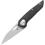 Bestech T2305B VK-Void Stonewash Knife Carbon Fiber Handles