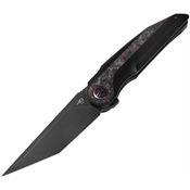 Bestech T2303E Blind Fury Framelock Knife Black/Red Handles