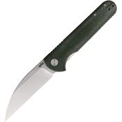 Beyond EDC 2107OD Slim Knife Green Handles
