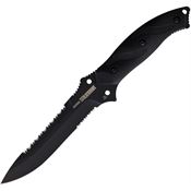 Blackhawk 15NE10BK Nightedge Black Fixed Blade Knife Zytel Black Handles