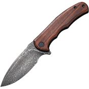 Civivi 18026CDS1 Mini Praxis Linerlock Knife Wood Handles