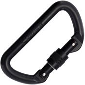 Cypher 433017 D Screw Gate Carabiner Black