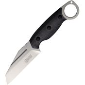 Elite Tactical FIX013 Liberator Satin Fixed Blade Knife Black Handles