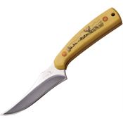 Elk Ridge 299IV Upswept Skinner Elk Satin Fixed Blade Knife POM Handles
