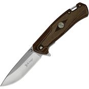 Elk Ridge A969BR Gentleman's Linerlock Knife Brown Handles