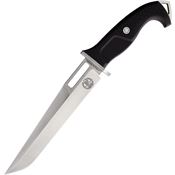 Extrema Ratio 0105XXVSE K1 Dobermann XXV Anniversary Satin Fixed Blade Knife Black Handles