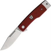 Finch HT404 Hatfield Linerlock Knife Red Handles