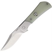 Finch FT003 Flint Linerlock Knife Jade Handles