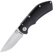 Fox Edge 041 Pop Smoke Stainless Knife Black Handles