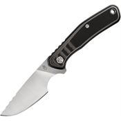 Gerber 3933 Downwind Caper Stonewash Fixed Blade Knife Black/Gray Handles