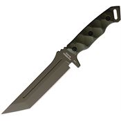 Halfbreed Blades MIK05POD Medium Infantry OD Green Fixed Blade Knife Dark OD Green Handles