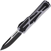 Heretic 03910AGRAY Auto Colossus OTF Two Tone Knife Gray Handles