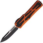 Heretic 03910AORG Auto Colossus OTF Two Tone Knife Orange Handles