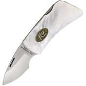 Katz MCMP Money Clip Lockback Knife Mother of Pearl Handles